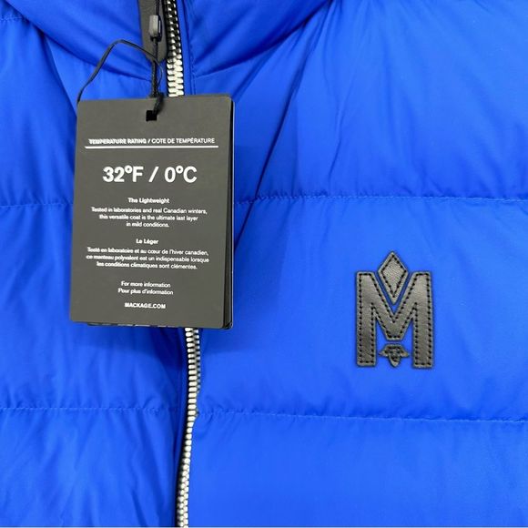 MACKAGE FISHER stretch light down vest with stand collar SIZE 44 XXL - Picture 3 of 11